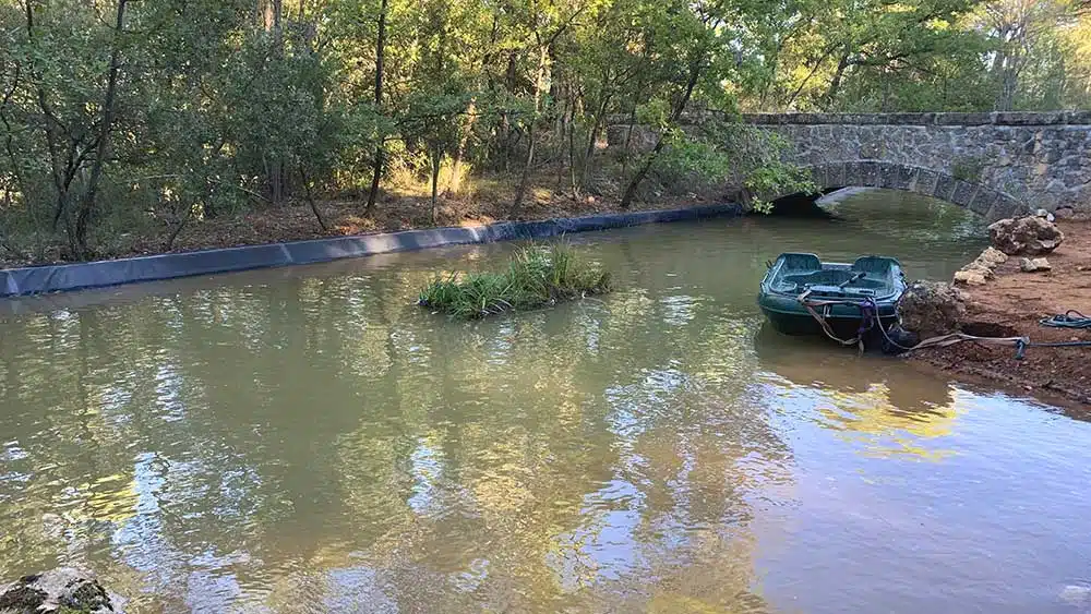 Végétalisation d'un bassin de rétention