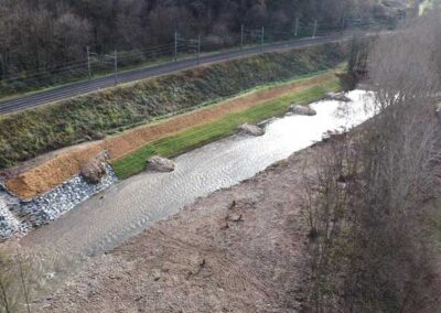 Confortement de talus en génie végétal – Berges du Gier – Commune de Rive-de-Gier, (Loire, 42)
